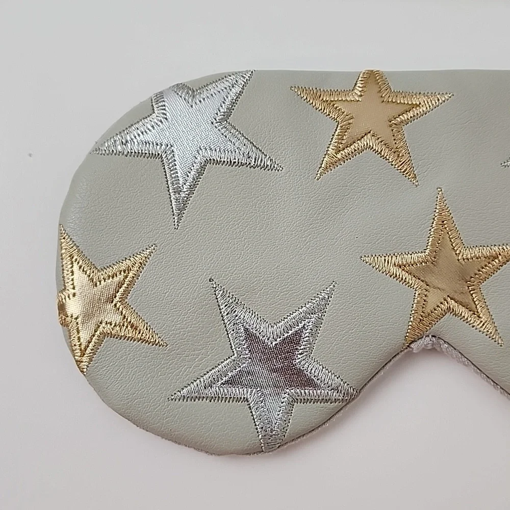 Free People & Understated Vegan Leather Starry Eyed Sleep Cooling Eye Mask Mint